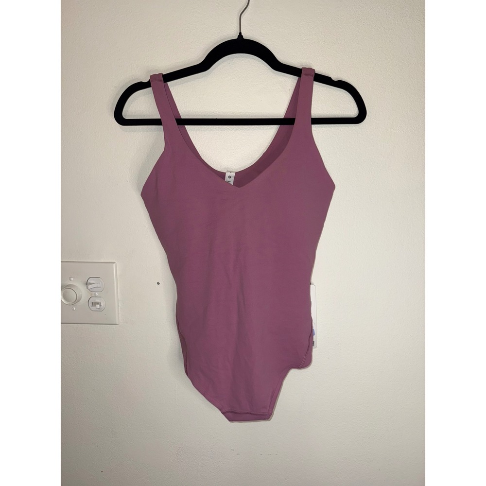 Lululemon Align Bodysuit Velvet Dust Size 8 NWT $148‎ MSRP